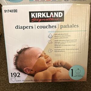Kirkland Signature Baby Diapers - Size 1 (Count 128)